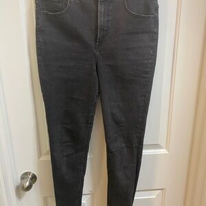 Express Women's Dark black Skinny Jeans -6Regular